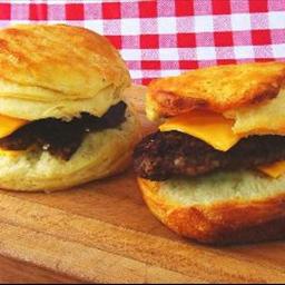 Australian Sausage Cheese Biscuits Breakfast