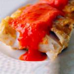 Canadian Fish with Potato Crust and Red Pepper Sauce BBQ Grill