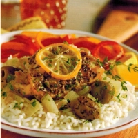 Provencial Lemon and Olive Chicken recipe