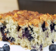 British Blueberry Coffeecake Dessert