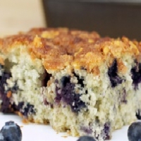 British Blueberry Coffeecake Dessert