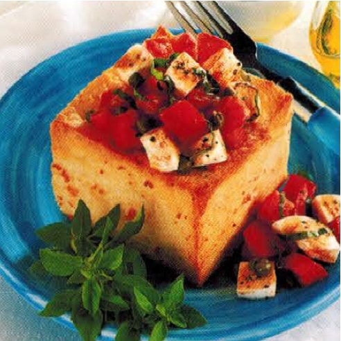 Australian Tomato And Basil Croustades Appetizer