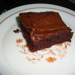 American Double Fudge Brownies using Recipe in a Jar Dessert