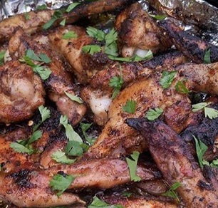 Jamaican Jamaican Grilled Jerk Chicken Wings BBQ Grill