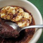 American Chocolate Creme Brulee with Caramelized Bananas Dessert