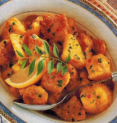 Indian Dry Fish Curry Appetizer