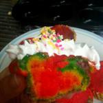 Canadian Rainbow Cupcakes Dessert