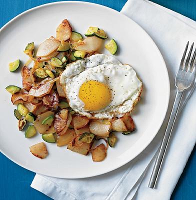 Australian Potato and Zucchini Hash Breakfast