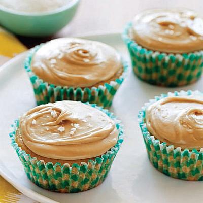 French Salted Caramel Cupcakes Dessert