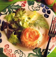 American Twice-baked Goats Cheese Souffles Dinner