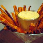 French Sweet Potato Fries with Curried Mayonnaise Dip Dessert