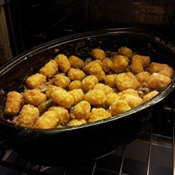 American Tator Tot Hotdish BBQ Grill