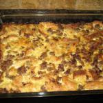 American Sausage and Egg Casserole 1 Dinner