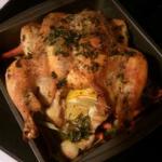 American Roasted Chicken with Cilantro BBQ Grill