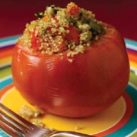 Romanian Quinoa Stuffed Tomatoes Appetizer
