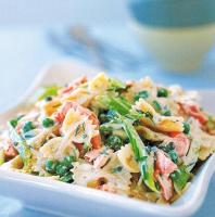 American Fresh Salmon Pasta Salad Appetizer