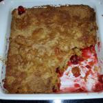 Australian Peach Cobbler Crumb Cake Dessert