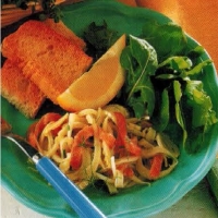 British Salmon And Fennel Salad Appetizer