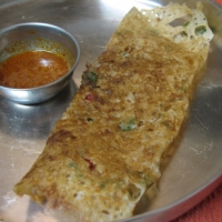 Pakistani Rava Dosa Appetizer