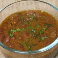 Pakistani Red Kidney Beans Curry Rajma Soup