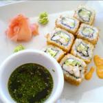 Canadian California Roll hand-wrapped Sushi Breakfast
