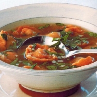 Italian Cappelletti in Broth Soup