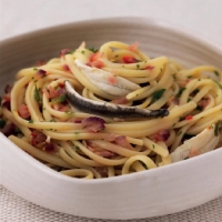 Italian Pasta with Anchovies Chile and Lemon Dinner