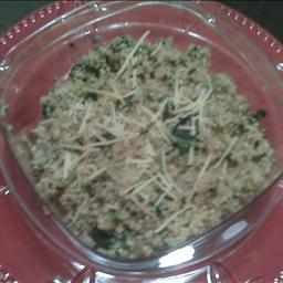 American Quinoa with Spinach and Cheese Appetizer