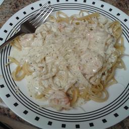 Australian Shrimp Pesto with Linguini Dinner