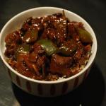 Beef and Green Pepper in Black Bean Sauce recipe