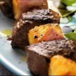 Teriyaki Steak and Pineapple Skewers recipe
