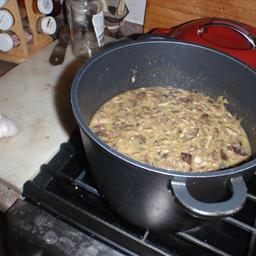 American Garlic Mushroom Soup Soup