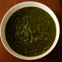Indian Curried Spinach and Lentils Appetizer