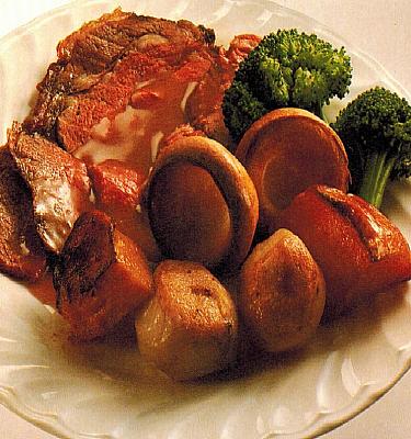 British Roast Beef and Yorkshire Pudding BBQ Grill
