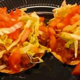 Mexican Tasty Mexican Tostadas Appetizer