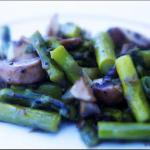 Australian Asparagus and Mushroom Saute Appetizer
