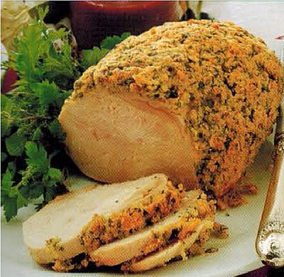 British Roast Turkey Breast With Parsley Crust Dinner