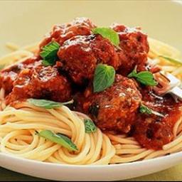 Australian Cheesy Meatballs with Spaghetti Dinner