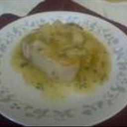 American Herbed Pear Sauce for Fish Appetizer