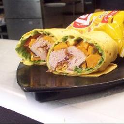 Canadian Turkey Club Wrap Dinner