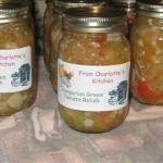 Hungarian June Meyers Authentic Hungarian Green Tomato Relish Appetizer